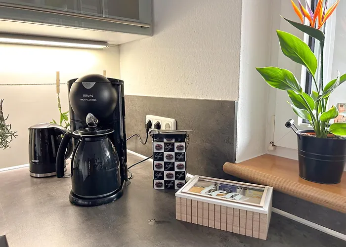Exklusives Penthouse Mit Dachterrasse, Hochwertig Ausgestatteter Kueche Mit Dampfgarer, Inklusive 2 Stellplaetze Und Fahrradgarage